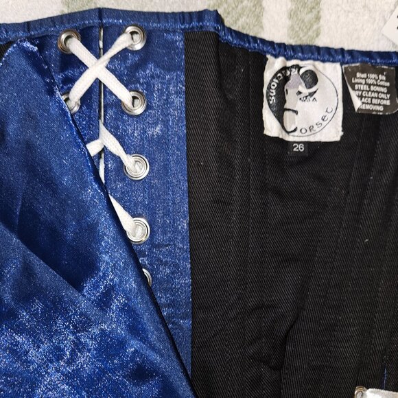 NWT Sailor Corset + FREE! Steel Boned 26" MED - Picture 6 of 16